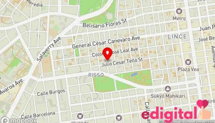 mapa de Boticas y Salud - Lince 3 Farmacia, Tienda de belleza y salud en Lince