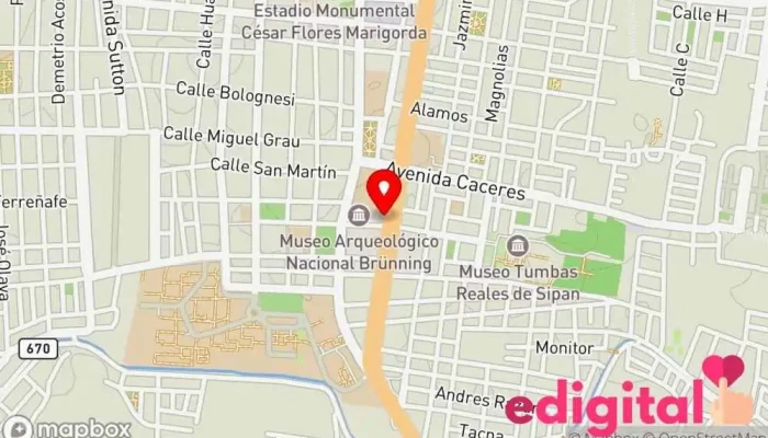 mapa de Boticas y Salud Farmacia en Lambayeque