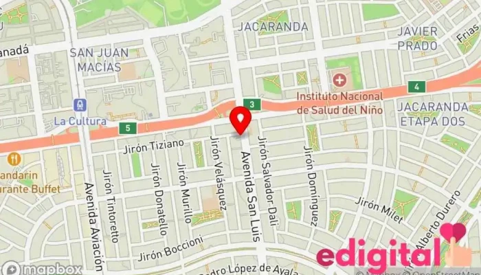 mapa de Boticas y Salud Farmacia en Lima