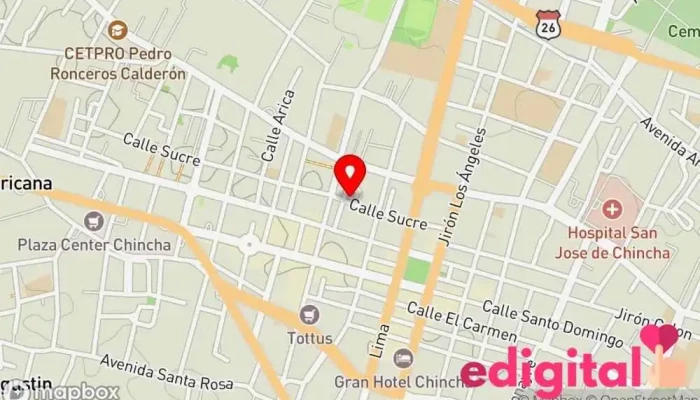 mapa de Boticas Yessi Farma Farmacia en 