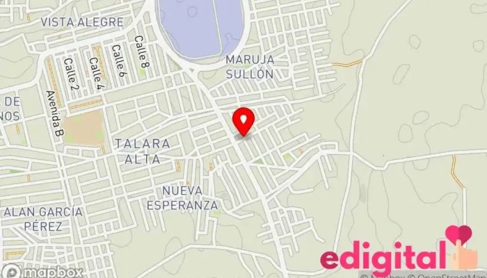 mapa de Botiquin “El Rey David” Farmacia en Talara