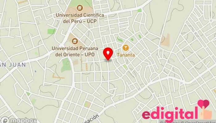 mapa de Calle Benito Tuesta Farmacia en Iquitos