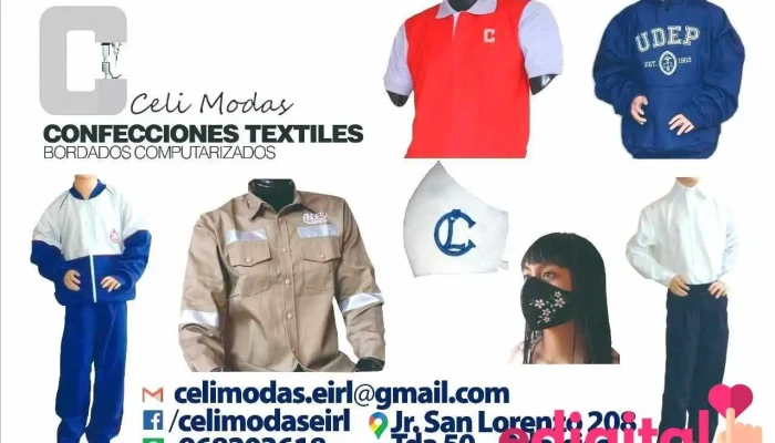 Celi Modas - Confecciones Textiles Indumentaria uniformes ignifugos ropa - Jr