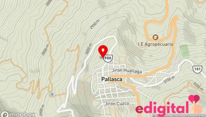 mapa de Centro De Salud Pallasca Hospital en Pallasca