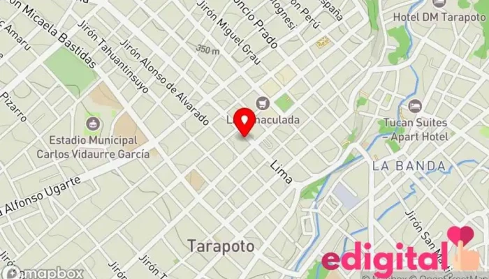 mapa de Centro de Terapias Alternativas Santo Remedio Farmacia homeopática en Tarapoto