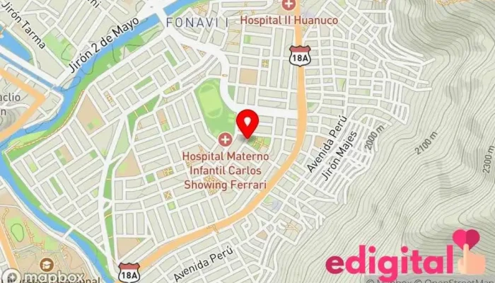 mapa de CENTRO MEDICO CRUZ DE MAYO S.R.L. Farmacia en Amarilis