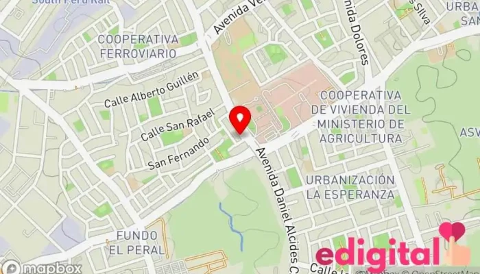 mapa de Centro Médico Daniel Alcides Carrión Centro médico, Laboratorio, Centro de salud, Centro de salud y bienestar, Laboratorio de radiografías en Arequipa