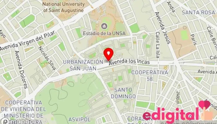 mapa de Cinemark - Lambramani Cine en Arequipa