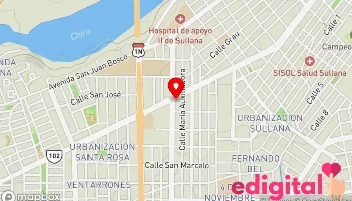 mapa de Clinica Inmaculada Concepcion Clínica de atención sin cita previa en Sullana
