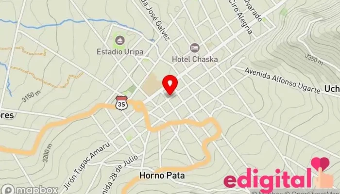 mapa de CLINICA MEDICA SALUD Hospital en Uripa