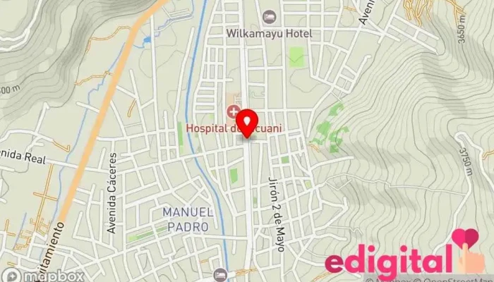 mapa de Clinica San Francisco Farmacia en Sicuani