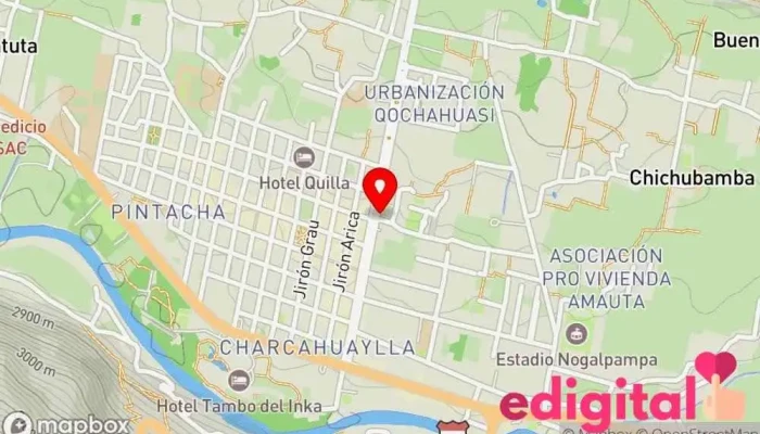 mapa de CLINICA VETERINARIA HOUSE VET Farmacia veterinaria en Urubamba