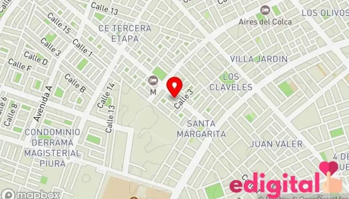 mapa de Clínica Veterinaria Salvador Hospital veterinario, Veterinario, Farmacia veterinaria en Piura