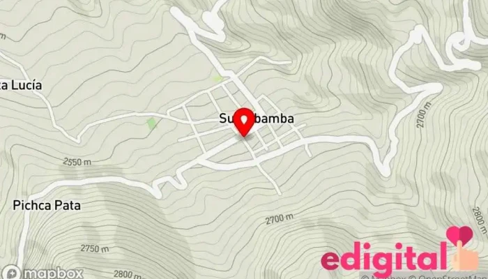 mapa de Com PNP Surcbamba Farmacia en SURCUBAMBA