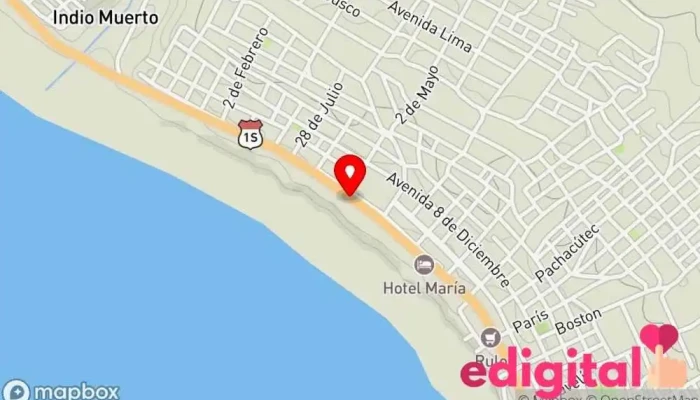 mapa de CRL Cargo-Romeliza Servicio de transporte en Chala