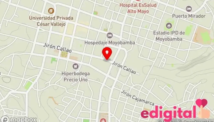 mapa de DERMAPIEL MOYOBAMBA Farmacia en Moyobamba