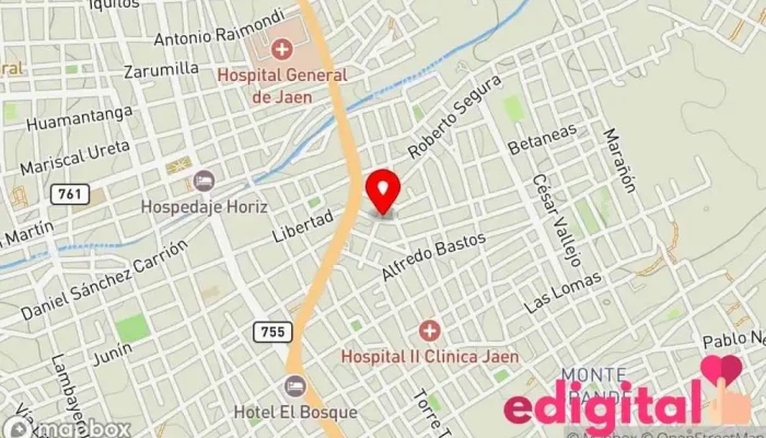 mapa de Deypharma Farmacia en Jaén