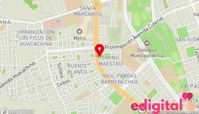 mapa de Droguería IMAP Farmacia en Ica