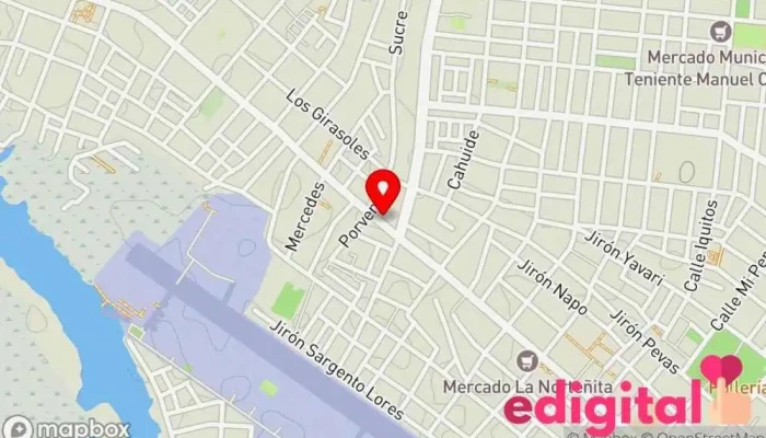 mapa de Drogueria Impormed Tienda de comestibles, periódicos y medicamentos en Iquitos