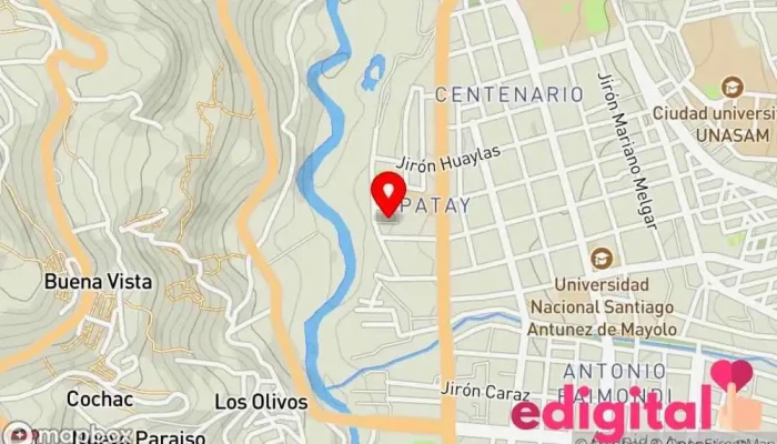 mapa de drogueria KALE Farmacia en Huaraz