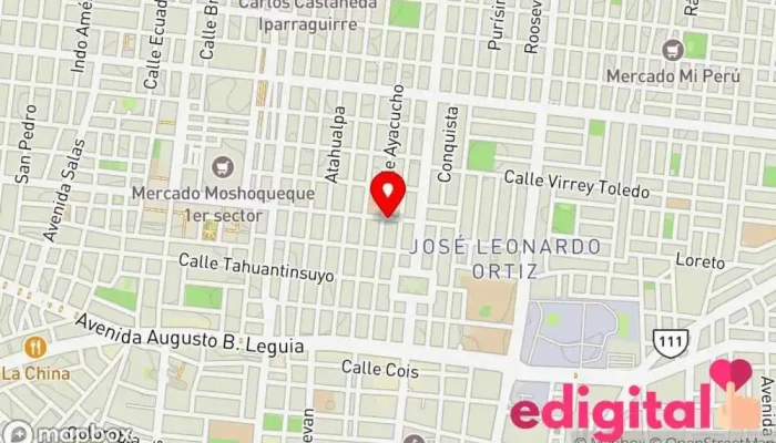 mapa de Droguería Medical Farmacia en Chiclayo