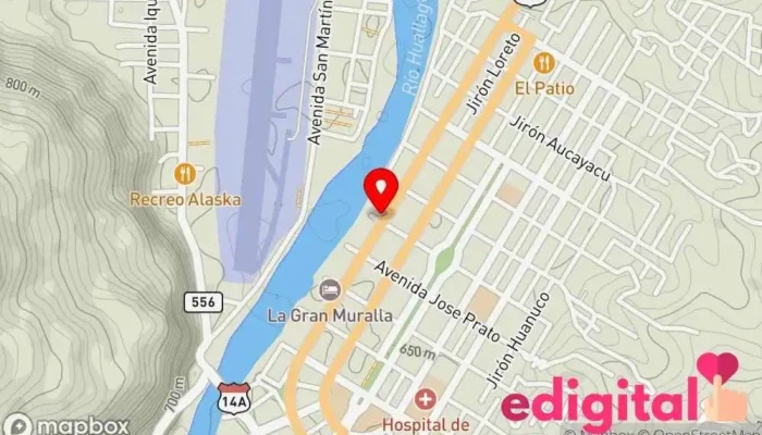 mapa de Empresa De Transportes San Juan Servicio de transporte en Tingo María 10131