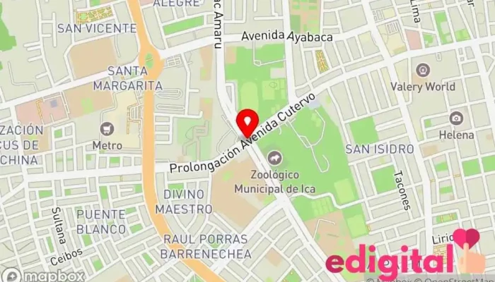 mapa de Érika Ccama Farmacia en Ica