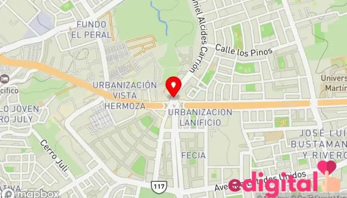 mapa de Estación Cáceres  en Arequipa