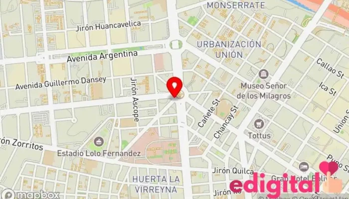 mapa de Eucerin Farmacia en Lima