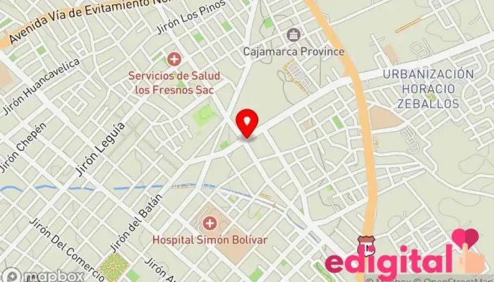 mapa de Farma Hogar Farmacia en Cajamarca