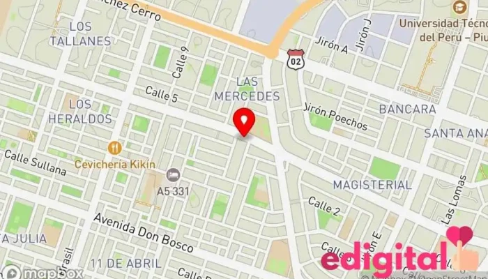mapa de Farma Live Farmacia en Piura