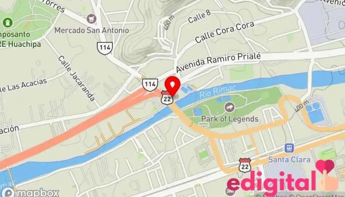 mapa de Farma Medic Farmacia en Lurigancho-Chosica