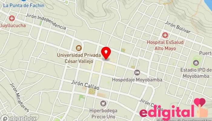 mapa de Farma Selva Farmacia en Moyobamba