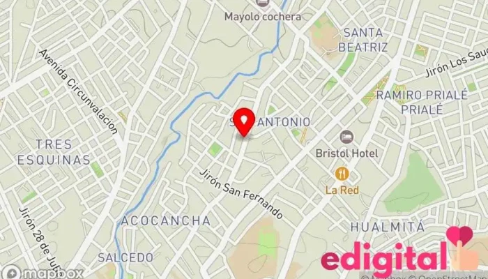mapa de Farmacalidad Farmacia, Tienda de regalos en Huancayo
