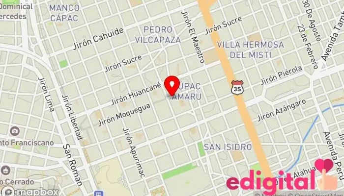 mapa de Farmacentro Juliaca Botica Farmacia en Juliaca