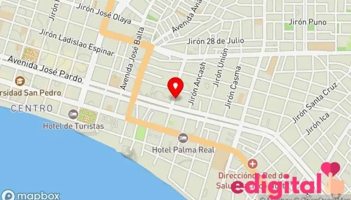 mapa de Farmacia Biosalud Farmacia en Chimbote