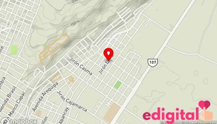 mapa de Farmacia Dios Con Su Poder Farmacia en Chimbote