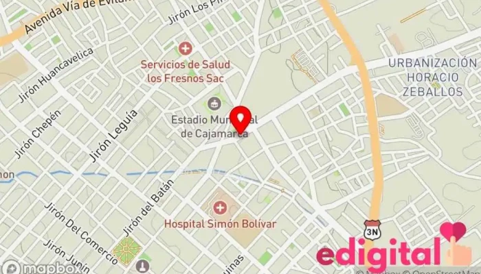 mapa de Farmacia Disa Farmacia en Cajamarca