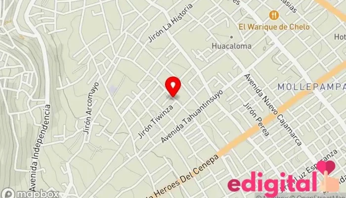 mapa de Farmacia Docmedico Farmacia en Cajamarca