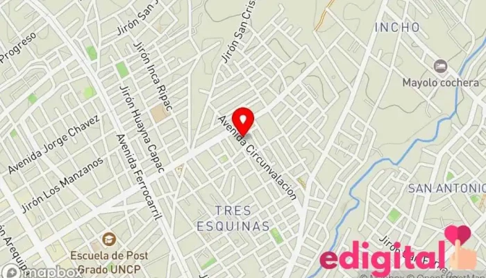 mapa de Farmacia Edufarma Farmacia en Huancayo