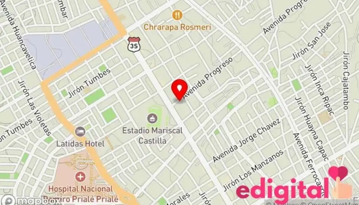 mapa de Farmacia Emy Farmacia en Huancayo