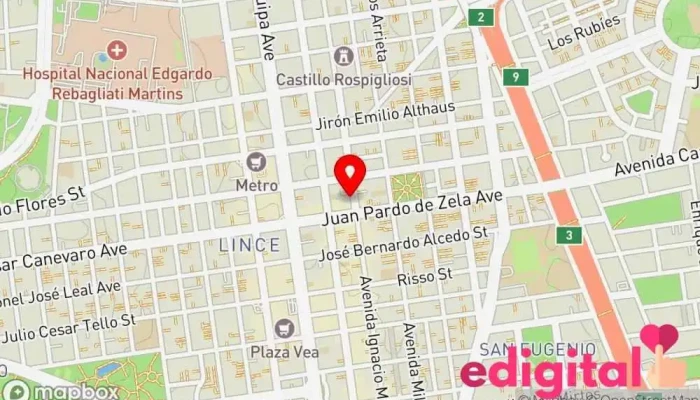 mapa de FARMACIA ESPECIALIZADA DOCTOR LI Farmacia en Lince