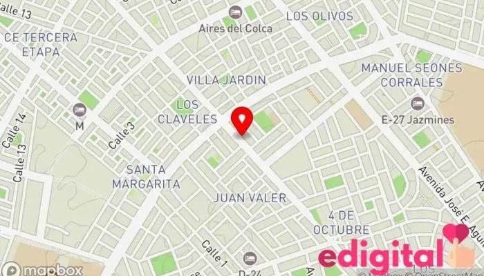 mapa de FARMACIA FAESFARMA Farmacia en Piura