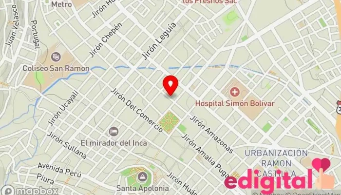 mapa de Farmacia Felicidad Farmacia en Cajamarca