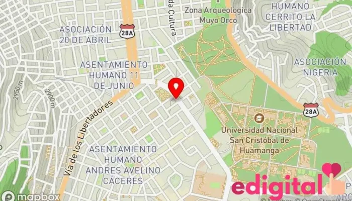 mapa de Farmacia Hoariz Farmacia en Ayacucho