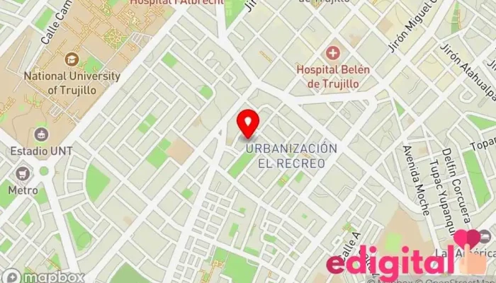 mapa de Farmacia Humanidad Farmacia en Trujillo