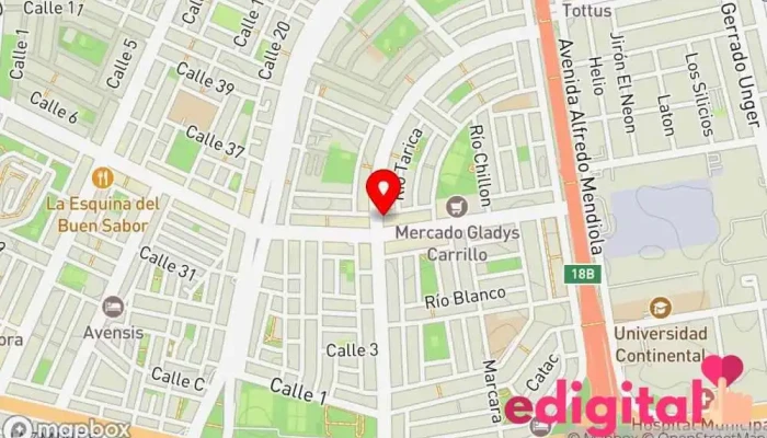 mapa de Farmacia Imperial Tienda de comestibles, periódicos y medicamentos en Lima