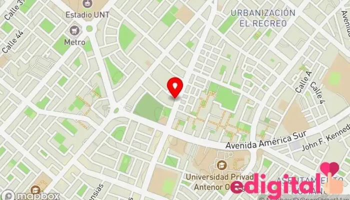 mapa de Farmacia Isis - Húsares Farmacia en Víctor Larco Herrera