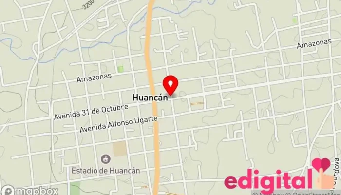 mapa de Farmacia jerofarma Asesor médico en Huancan