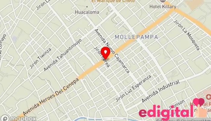 mapa de Farmacia Jhayzel Farmacia en Cajamarca